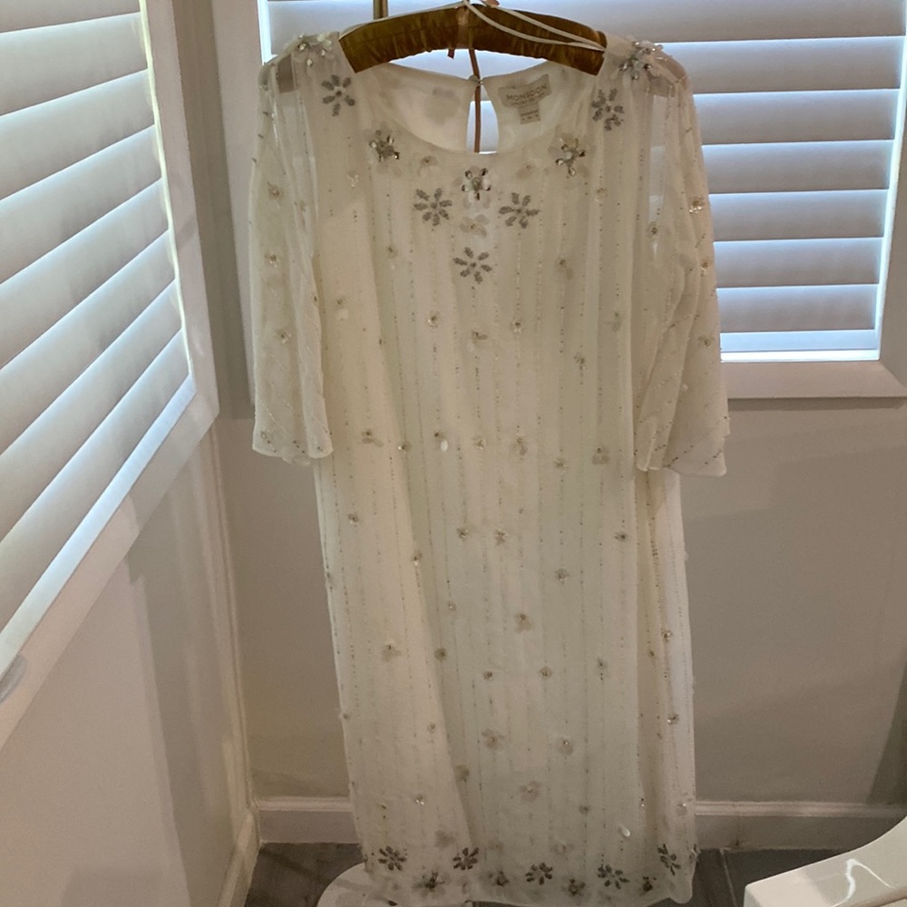 Monsoon limited edition white dress